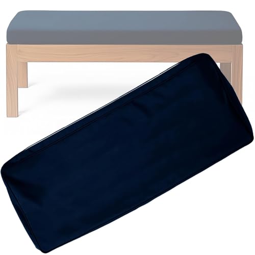 BLLMTEAR Wasserdicht Bezug-Bankkissen Sitzkissen mit Reißverschluss Bezug for Sitzbank Waschbar Abnehmbar, Eckbank Auflagen Hussen for Innen Outdoor Fensterbank Couch(1,200x55x10cm/78.7x22x4in) von BLLMTEAR