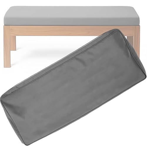 BLLMTEAR Wasserdicht Bezug-Bankkissen Sitzkissen mit Reißverschluss Bezug for Sitzbank Waschbar Abnehmbar, Eckbank Auflagen Hussen for Innen Outdoor Fensterbank Couch(10,200x40x10cm/78.7x16x4in) von BLLMTEAR