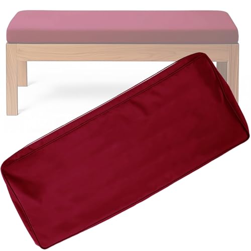 BLLMTEAR Wasserdicht Bezug-Bankkissen Sitzkissen mit Reißverschluss Bezug for Sitzbank Waschbar Abnehmbar, Eckbank Auflagen Hussen for Innen Outdoor Fensterbank Couch(3,100x50x10cm/39x20x4in) von BLLMTEAR