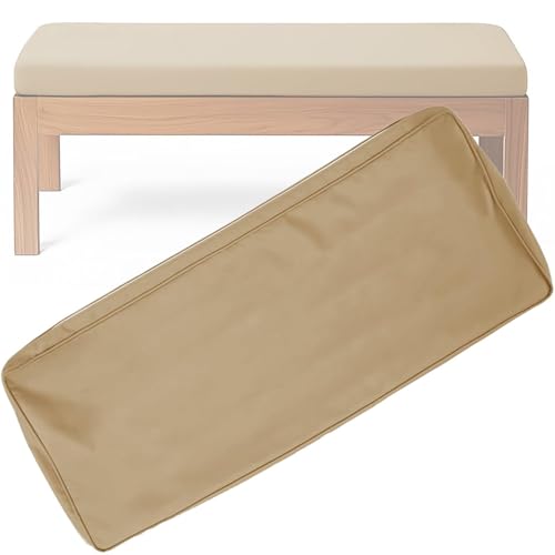 BLLMTEAR Wasserdicht Bezug-Bankkissen Sitzkissen mit Reißverschluss Bezug for Sitzbank Waschbar Abnehmbar, Eckbank Auflagen Hussen for Innen Outdoor Fensterbank Couch(7,200x45x10cm/78.7x18x4in) von BLLMTEAR