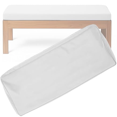 BLLMTEAR Wasserdicht Bezug-Bankkissen Sitzkissen mit Reißverschluss Bezug for Sitzbank Waschbar Abnehmbar, Eckbank Auflagen Hussen for Innen Outdoor Fensterbank Couch(9,125x55x10cm/49x22x4in) von BLLMTEAR