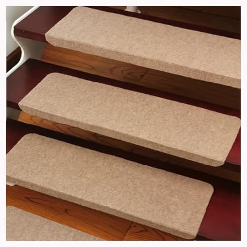 Stufenmatten Innen 10/12/15 Stück Treppenteppich Selbstklebend Treppenstufen Matten Stufenmatten Antirutschmatte Treppe Treppen Teppich Rechteckig(#9,12pcs:55x21cm) von BLLMTEAR
