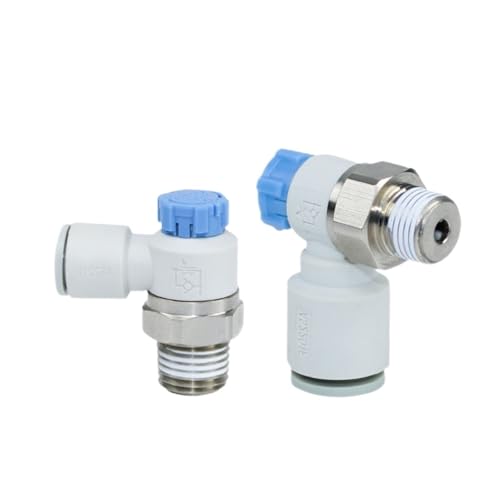 10 STÜCKE AS1211F AS2211F 3211F Typ Controller Meter-in Drosselventil mit One-touch-fitting Pneumatische Fitting(AS2211F-01-06SA) von BLLUYJXZ