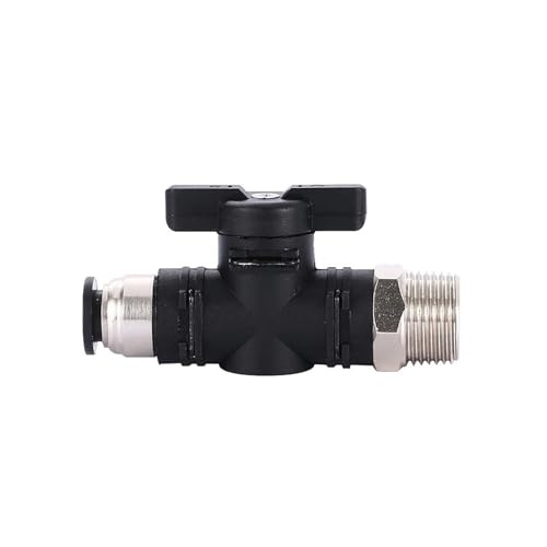 BC 1/8 "3/8" 1/2 "PT außengewinde Pneumatische Manuelle Schalter Ball Ventil 4-12mm Rohr Push-In Joint Stecker Hand Ventil Zu Drehen(BC6-M5) von BLLUYJXZ