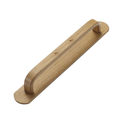 BLMAGS Aluminiumlegierung Türgriff Schubladenschrank Fenster Badezimmer Toilette Schiebetürhebel ohne Stanzen(Bruin,L) von BLMAGS