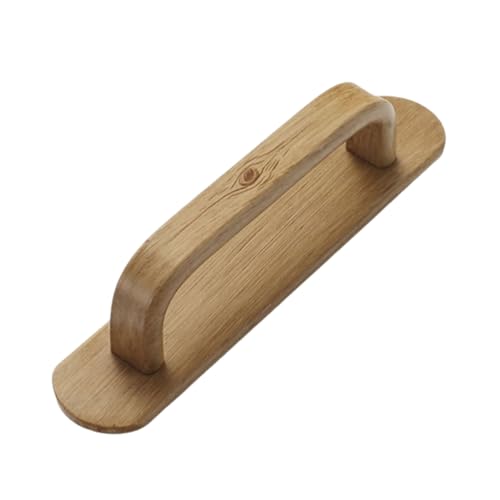 BLMAGS Aluminiumlegierung Türgriff Schubladenschrank Fenster Badezimmer Toilette Schiebetürhebel ohne Stanzen(Bruin,S) von BLMAGS