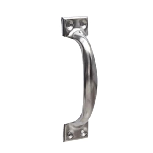 BLMAGS Edelstahl Türgriff Schublade Küche Innen Und Außen Altmodischen Türknauf Silber Punch Installation(L) von BLMAGS