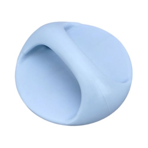 BLMAGS Kunststoff-Türgriff, Schrank, Schublade, stanzfrei, Push-Pull, selbstklebend, rund, multifunktional(Bleu,1pcs) von BLMAGS
