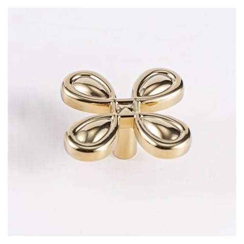 BLMAGS Messing-Türgriff, Kleiderschrank, Schublade, Weinschrank, kreativer kleiner Türknauf for den Innenbereich, Lochmontage(Gold) von BLMAGS