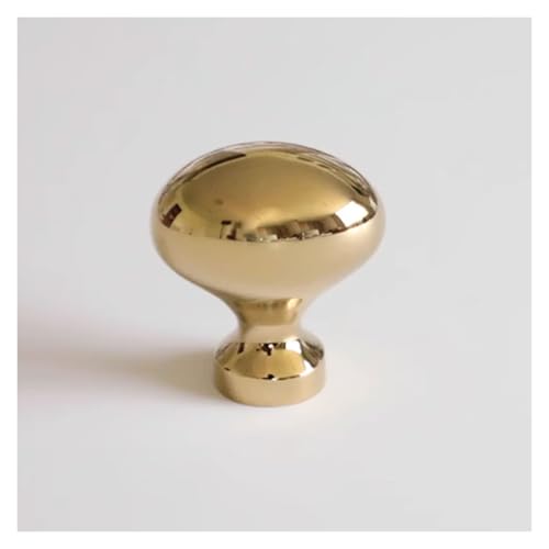 BLMAGS Messing Türgriff Möbel Kleiderschrank Schublade Schrank Solide Moderne Türknopf Einzel Loch Punch Installation(Gold) von BLMAGS