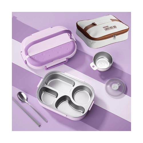 BLMAGS Portable Lunchbox mit Fächern Edelstahl -Partition Tragbare Lunchbox Set einfach zu reinigen 1500 ml/52,8oz BLMAGS Portable Lunchbox mit Fächern Edelstahl -Partition Tragbare Lunchbox Set einfach zu reinigen 1500 ml/52,8oz von BLMAGS