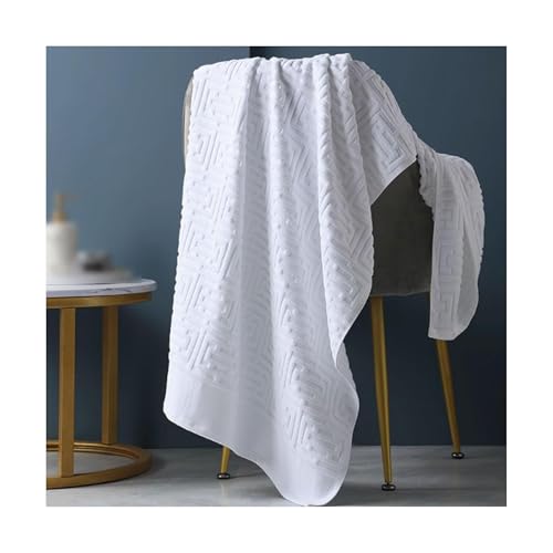 BLMAGS Reine Baumwollbadblätter Super weich absorbierende Badetheets Haushalt waschbarer Trottel großes Badetuch 59.0x27,5in von BLMAGS