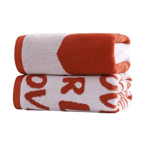 BLMAGS Reine Baumwollbadblätter weich absorbierende große Badetheets waschbarer Badetuch rot mit Geschenkbox 55.1x27.5in BLMAGS Reine Baumwollbadblätter weich absorbierende große Badetheets waschbarer Badetuch rot mit Geschenkbox 55.1x27.5in von BLMAGS