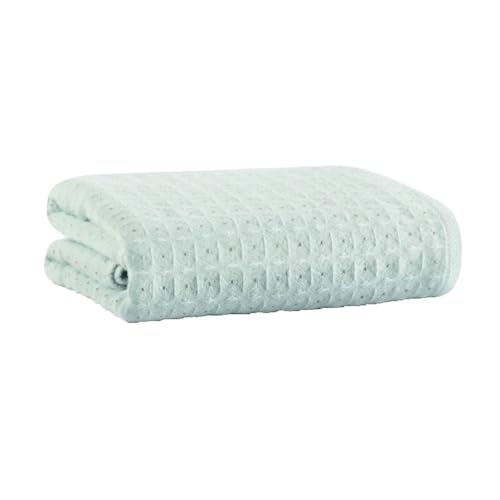 BLMAGS Reines Baumwollbad-Blätter Haushalt saugfähig Schnellrocknen Badetile Waschbar Dickes weiches Badetuch 55.1x27,5in von BLMAGS