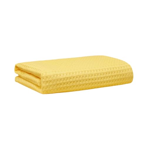BLMAGS Reines Baumwollbad-Blätter Haushalt saugfähig Schnellrocknen Badetile Waschbar Dickes weiches Badetuch 55.1x27,5in von BLMAGS