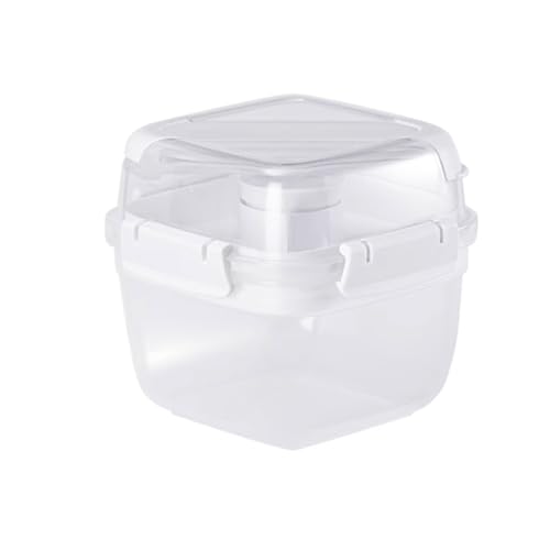 BLMAGS Tragbare Bunchbox mit Fächern Kunststoff hitzbar doppelt Geteilte tragbare Lunchbox große Kapazität BLMAGS Tragbare Bunchbox mit Fächern Kunststoff hitzbar doppelt Geteilte tragbare Lunchbox große Kapazität von BLMAGS