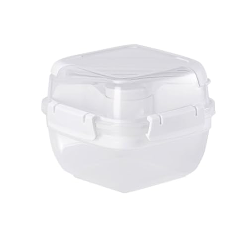 BLMAGS Tragbare Bunchbox mit Fächern Kunststoff hitzbar doppelt Geteilte tragbare Lunchbox große Kapazität BLMAGS Tragbare Bunchbox mit Fächern Kunststoff hitzbar doppelt Geteilte tragbare Lunchbox große Kapazität von BLMAGS