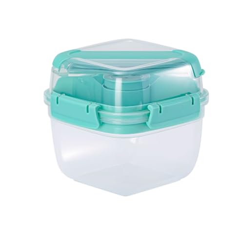 BLMAGS Tragbare Bunchbox mit Fächern Kunststoff hitzbar doppelt Geteilte tragbare Lunchbox große Kapazität von BLMAGS