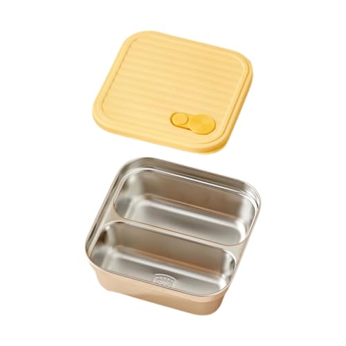 BLMAGS Tragbare Lunchbox mit Fächern Edelstahl 2 Fach Tragbare Lunchbox einfach zu reinigen 600 ml/21.1oz BLMAGS Tragbare Lunchbox mit Fächern Edelstahl 2 Fach Tragbare Lunchbox einfach zu reinigen 600 ml/21.1oz von BLMAGS