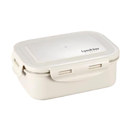 BLMAGS Tragbare Lunchbox mit Fächern Edelstahl 2 Fachkompartimente hitzbare tragbare Lunchbox 1100 ml/38.7oz von BLMAGS