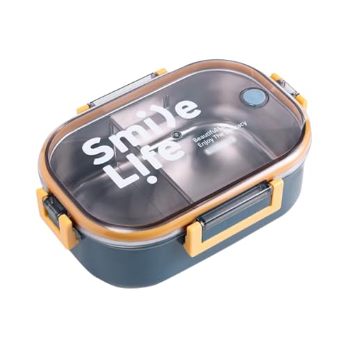 BLMAGS Tragbare Lunchbox mit Fächern Edelstahl Abnehmbarer Partition Tragbare Lunchbox mit Besteck 980 ml/34,5 Unzen BLMAGS Tragbare Lunchbox mit Fächern Edelstahl Abnehmbarer Partition Tragbare Lunchbox mit Besteck 980 ml/34,5 Unzen von BLMAGS