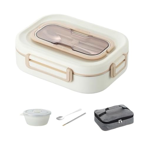 BLMAGS Tragbare Lunchbox mit Fächern Edelstahl Heizbares Trennzeichen tragbare Lunchbox Set mit sauberem Griff BLMAGS Tragbare Lunchbox mit Fächern Edelstahl Heizbares Trennzeichen tragbare Lunchbox Set mit sauberem Griff von BLMAGS