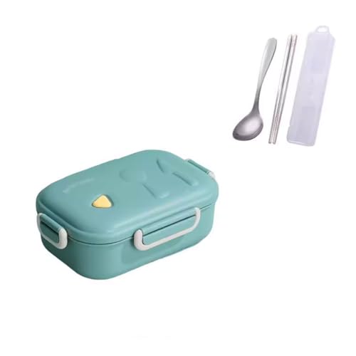BLMAGS Tragbare Lunchbox mit Fächern Kunststoff erweiterbar 3 Fach Tragbare Lunchbox mit Besteck 1040 ml/36,6 Unzen von BLMAGS