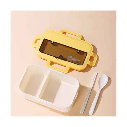 BLMAGS Tragbare Lunchbox mit Fächern Kunststoff erwitzbar Geteilte tragbare Lunchbox mit Besteck 1300 ml/45.7oz BLMAGS Tragbare Lunchbox mit Fächern Kunststoff erwitzbar Geteilte tragbare Lunchbox mit Besteck 1300 ml/45.7oz von BLMAGS