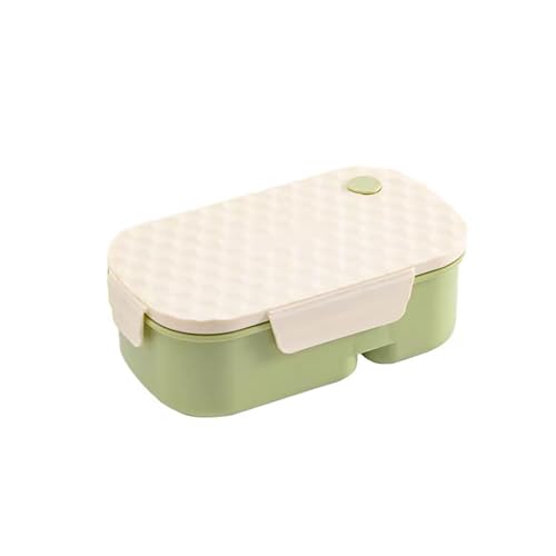 BLMAGS Tragbare Lunchbox mit Fächern Plastikdichtung erwärme 2 Fächer tragbare Lunchbox einfach zu reinigen 1100 ml/38.7oz von BLMAGS