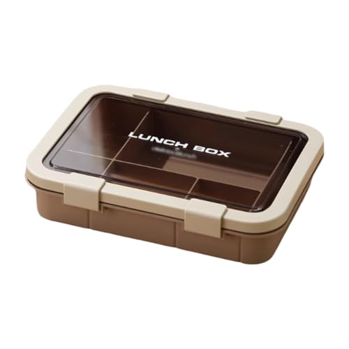 BLMAGS Tragbare Lunchbox mit Fächern Plastikmikrowellenabteilung Tragbare Lunchbox einfach zu reinigen 1500 ml/52,8oz von BLMAGS