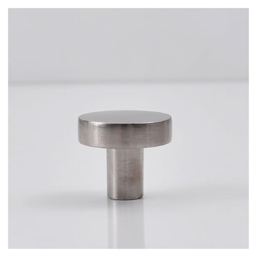 BLMAGS Türgriff aus Zinklegierung, for Schubladen, Schuhe, Schränke, Schränke, Möbel, verdickter runder Kopf, Einzelloch, massiver Türknauf(Dark silver) von BLMAGS