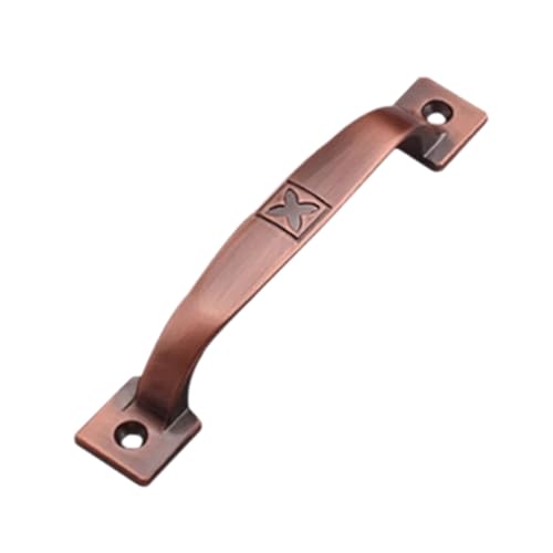 BLMAGS Türgriff aus Zinklegierung for den Innenbereich, Schublade, Kleiderschrank, Badezimmer, Schiebetür, moderner Türknauf, Stanzinstallation(Rosso) von BLMAGS