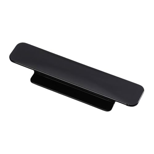 BLMAGS Türgriffe aus Kunststoff, stanzfreie Schubladengriffe, Schrankgriffe for Drücken und Ziehen, moderner Türknauf, Mehrzweck(Svart,1pcs) von BLMAGS