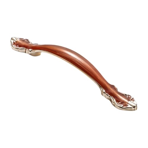 BLMAGS Zinklegierung Türgriff Badezimmer Duschraum Schrank Kleiderschrank Crawer Innen Modern Solid Punch Türknopf(Rosso,M) von BLMAGS
