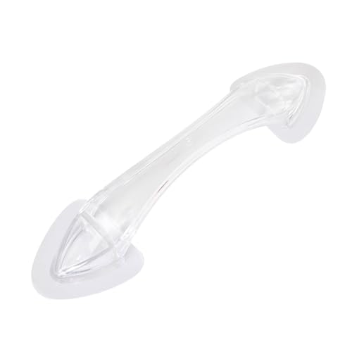 Kunststoff-Türgriff Badezimmer Kühlschrank Balkon Fenster Starker Saugnapf Glas Push-Pull Punch-Free Türknauf(Blanc,1pcs) von BLMAGS