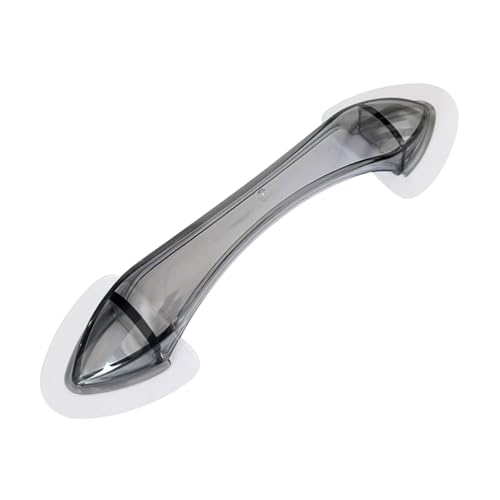 Kunststoff-Türgriff Badezimmer Kühlschrank Balkon Fenster Starker Saugnapf Glas Push-Pull Punch-Free Türknauf(Svart,1pcs) von BLMAGS