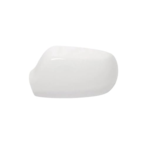 BLNETU Auto Rückspiegel Seitenspiegel Abdeckung Für Mazda 3 M3 6 M6 2003 2004 2005 2006 2007 2008 Außentür Rückansicht Fall Trim Gehäuse(White L Side) von BLNETU