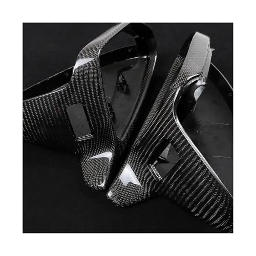 BLNETU Für A6 C8 S6 RS6 ABT A7 S7 RS7 4K8 A8 D5 2018-2021 VHD 2 STK. Rückspiegelschalen Aus Geschmiedeter Kohlefaser, Typ OX, Horn(Glossy with Assist) von BLNETU