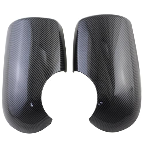 BLNETU Für F&ord Für Transit Mk6 Mk7 Mk8 2000-2014 2 Stücke Auto Seitentür Spiegel Abdeckung Rückspiegel Abdeckung Zubehör(Carbon Look) von BLNETU