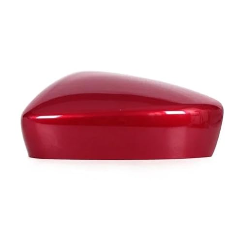BLNETU Für Mazda 3 Axela M3 2017 2018 2019 Auto Flügel Tür Seite Spiegel Abdeckung Shell Haus Außerhalb Rückspiegel Haube Abdeckung(Red Left) von BLNETU