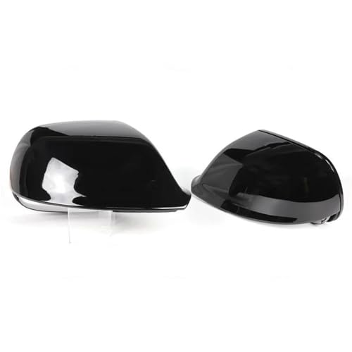 BLNETU Für Q5 SQ5 2008-2017 8R Q7 4L 2010-2015 Ohne Lane Assist Rückspiegel Abdeckung(1 Pair Black) von BLNETU