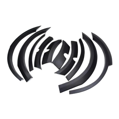 BLNETU Für Tesla Für Modell Y Auto Rad Augenbraue Fender Flares Arch Modifizierte Seite Protector Kotflügel Autoteile(Gloss Black) von BLNETU