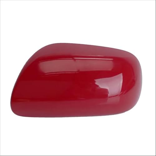 BLNETU Für Toyota Für Yaris 2006-2011 Rückspiegel Abdeckung Rückspiegel Gehäuse Spiegel Gehäuse Gehäuse Zubehör(Red Left) von BLNETU