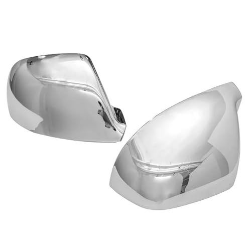 BLNETU Für VW Für Transporter T5 2010-2015 T5.1 T6 2016-2019 Rückspiegelabdeckung Zierleiste Auto Rückspiegelabdeckung(Silber) von BLNETU