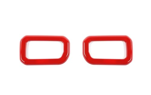 BLNETU Innentürgriffe Für Suzuki Für Jimny 2019 2020 2021 2022 2023 JB64 JB74 Autotür Innengriff Dekoration Abdeckung Aufkleber (Color : Rot) von BLNETU