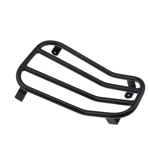 BLNETU Motorrad Rückenlehne Für Vespa Für Sprint Für Primavera 150 GTS300 Motorrad Fuß Pedal Hinten Gepäck Rack Halterung Halter Motorrad Gepäck Rack (Color : GTS300 Black) von BLNETU