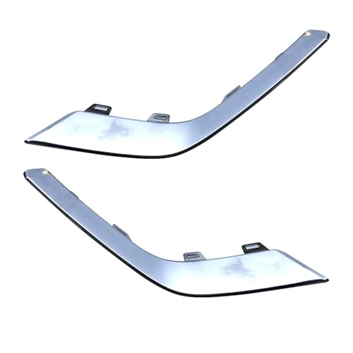 BLNETU Nebelscheinwerfer Grillabdeckung Für Suzuki SX4 Für S-Cross SX4 Für Crossover 2016-2021 7175174R10-0PG 7176174R10-0PG Auto Front Nebel Licht Lampe Chrome Trim Abdeckung (Color : 1 Pair) von BLNETU
