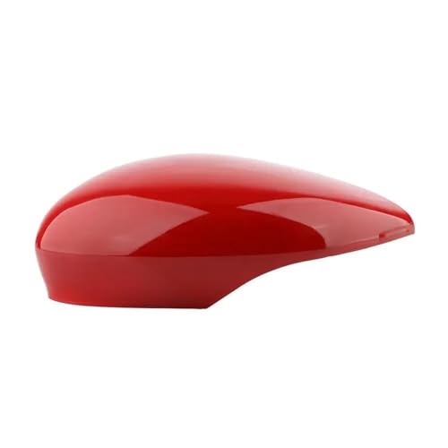 BLNETU Rotes Auto Rückansicht Flügel Spiegel Abdeckung Für F&ord Für Fiesta MK7 2008-2017 Links Rechts Seite(Links) von BLNETU