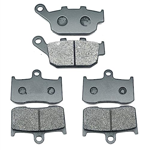 BLNETU Vorne Und Hinten Bremsbeläge Für Kawasaki ZR900 Z900 2018-2022 ZR 900 Z900 ABS 2022-2023 Motorrad Vorne Und Hinten Bremsbeläge (Color : Whole Set) von BLNETU