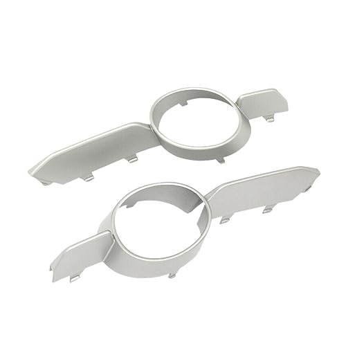 Nebelscheinwerfer Grillabdeckung 1 Set Front Stoßstange Nebel Licht Grill Abdeckung Trim Für B&MW X6 E71 E72 2008 2009 2010 2011 2012 2013 2014 51117188385 51117188386 von BLNETU
